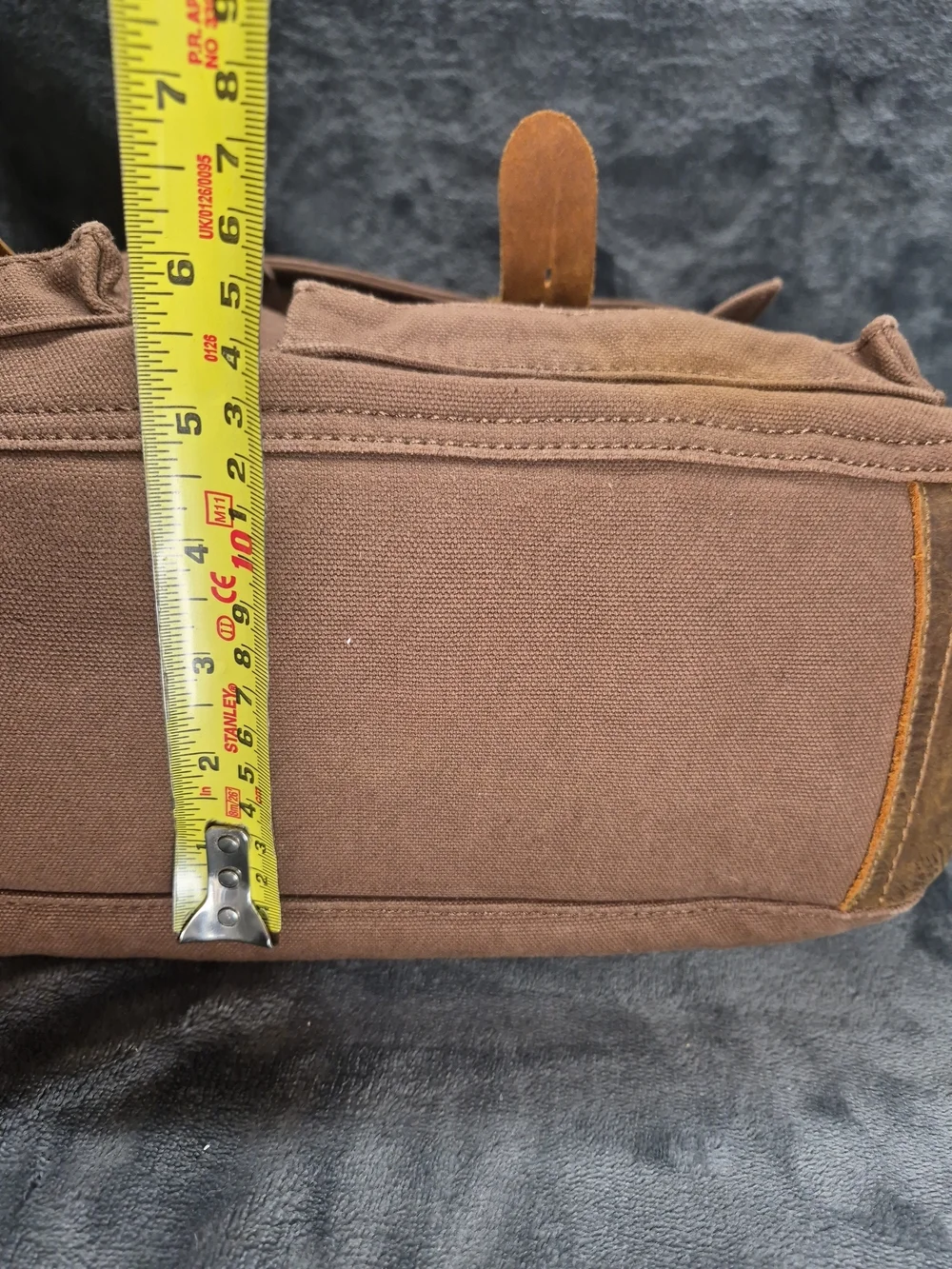 Lifewit Vintage Canavas Messanger Lap Top Bag Heavy Duty Cotton Leather Acent